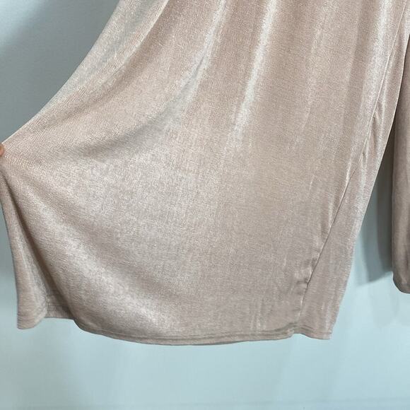 Fashion Nova Slinky Pant Set 2X Beige - Picture 8 of 15